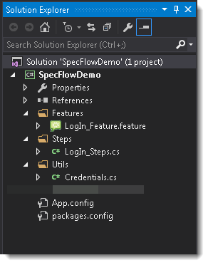 CreateSet in Specflow Table