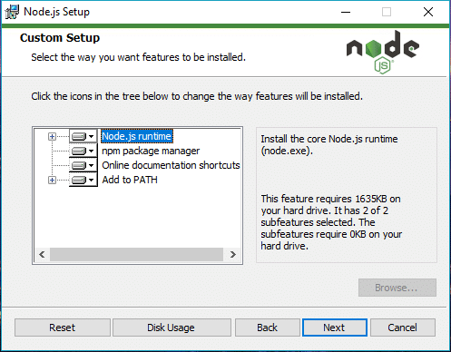 Node components