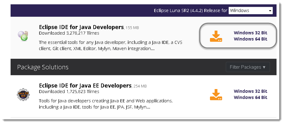 eclipse ide for windows 8 64 bit