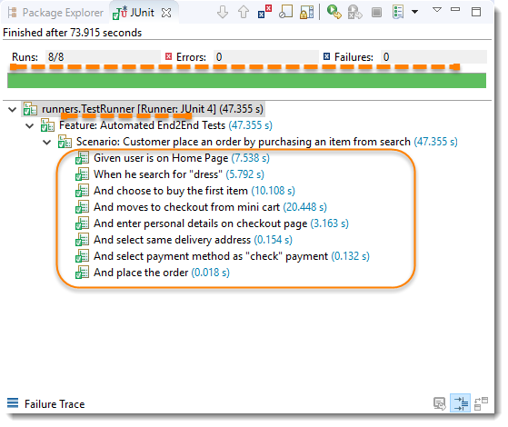 Convert Test to Cucumber 7