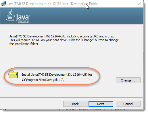 Install-Java-Location