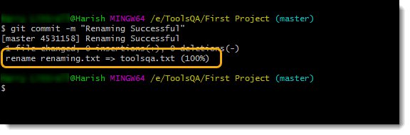 Renamed Files Commit