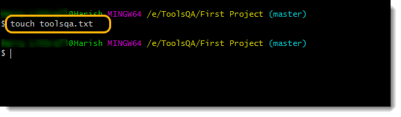 Create ToolsQA File