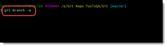 Git Create Branch - Command to view remote branches in git