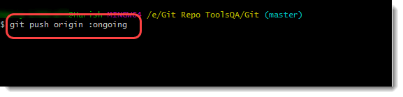 Push Git Delete Tag