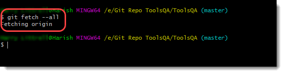 git fetch all