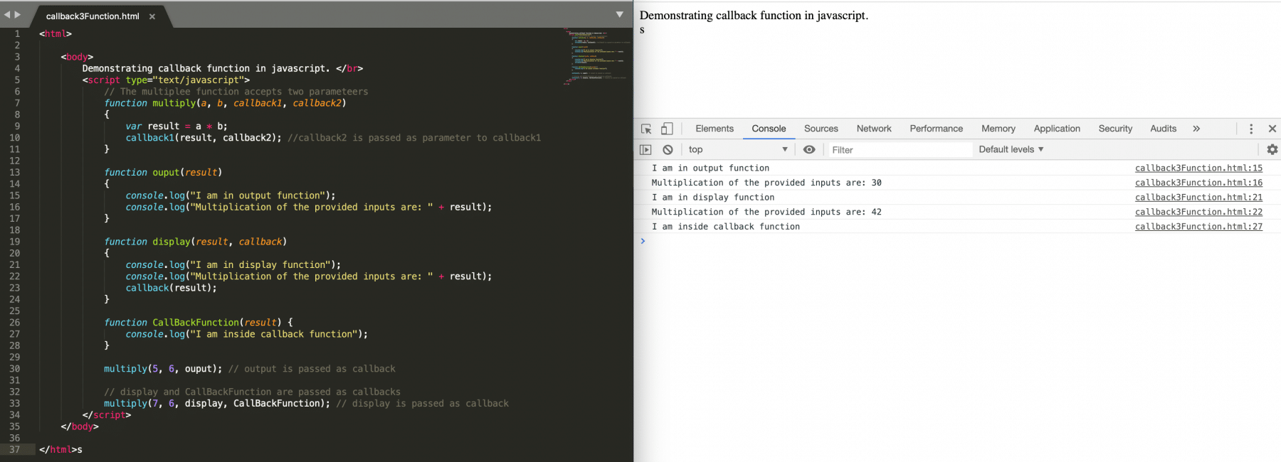  Passing callback as parameter to another callback