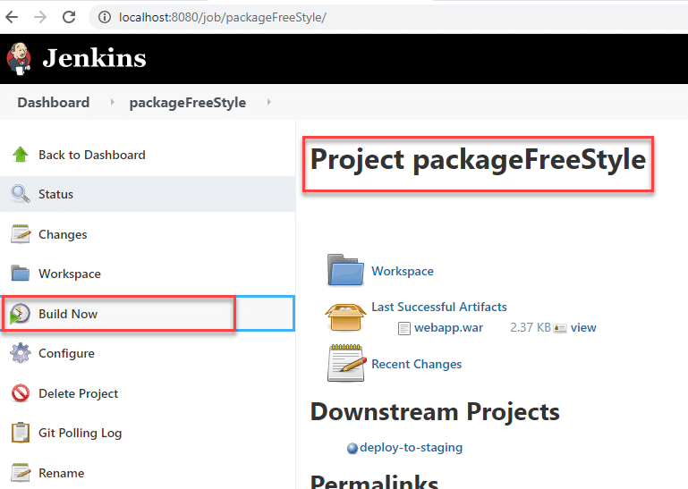 Build project - having automated deployment as post build step
