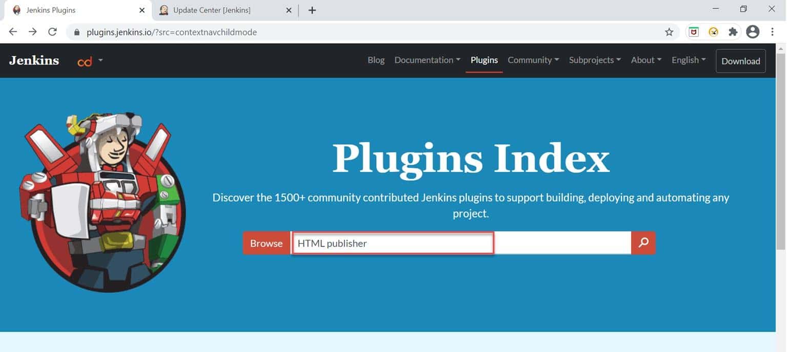 Search plugin