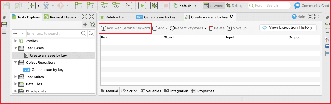 API Testing Tutorial Add Keywords