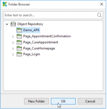 Folder Browser dialog Automation