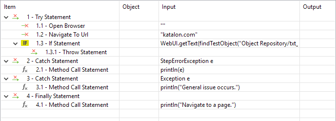 manual view statements