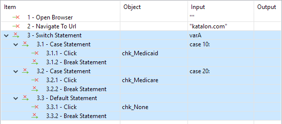 Common Condition and Control statements with Katalon Studio