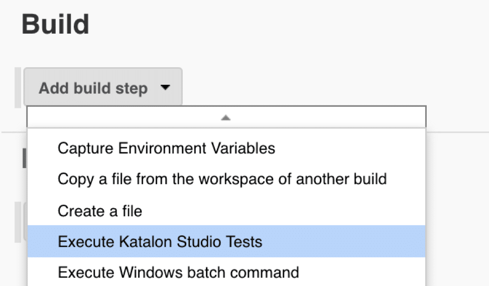 Create and configure a new Jenkins project_Execute Katalon Studio tests