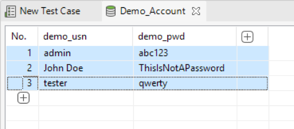 Katalon data file