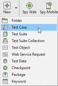 Create new test case Katalon Studio