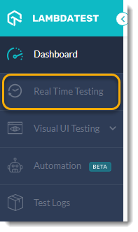 Real Time Testing with LambdaTest