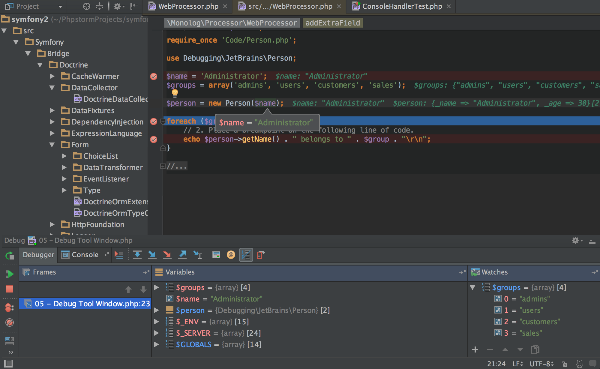 Webstorm Editor