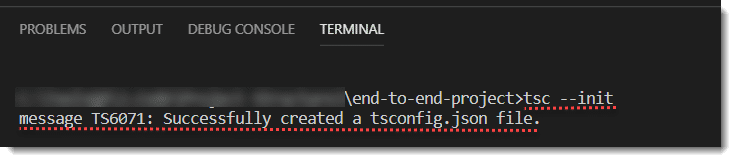 Protractor Typescript - TSConfig in Protractor