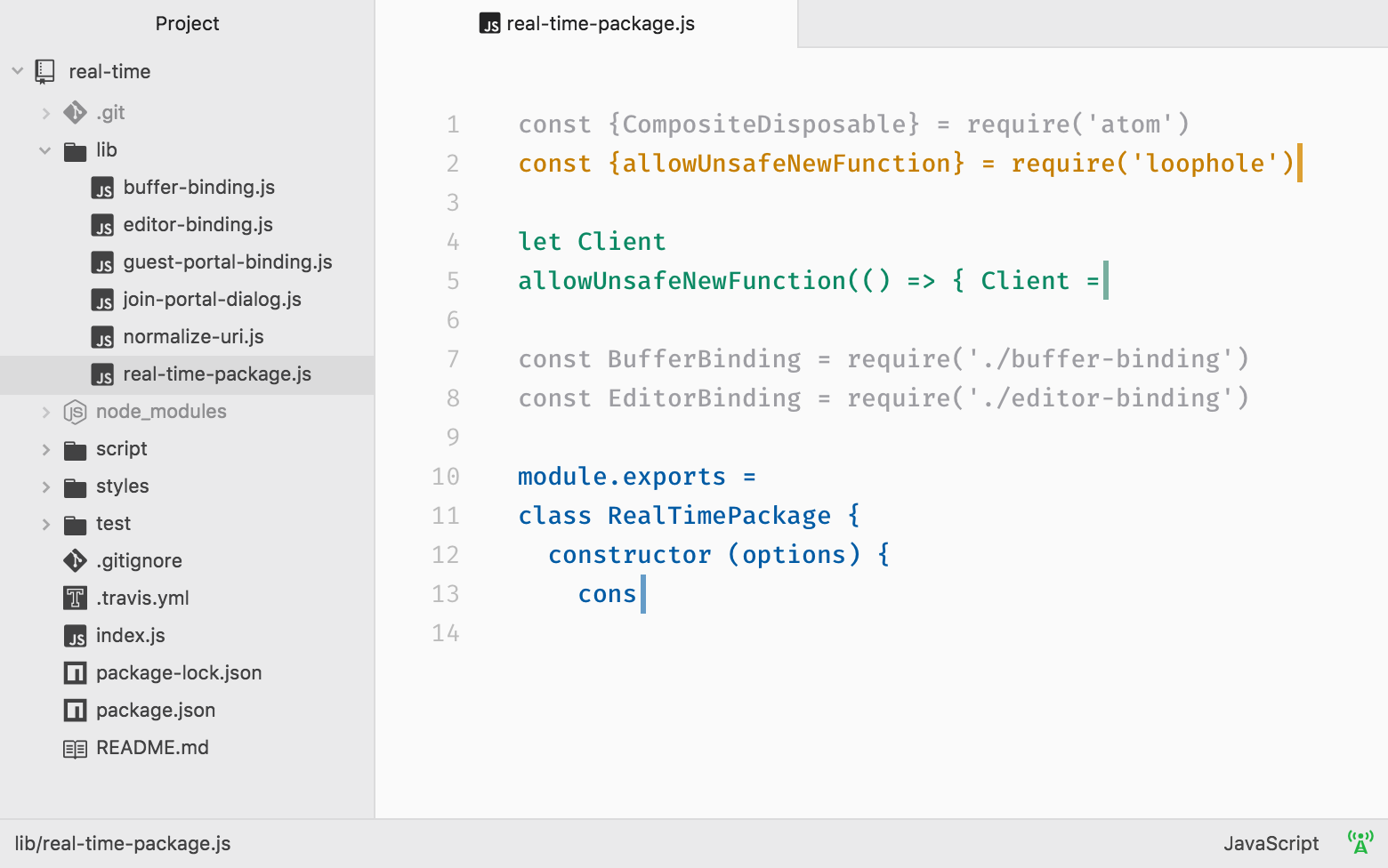 Atom Editor for Protractor