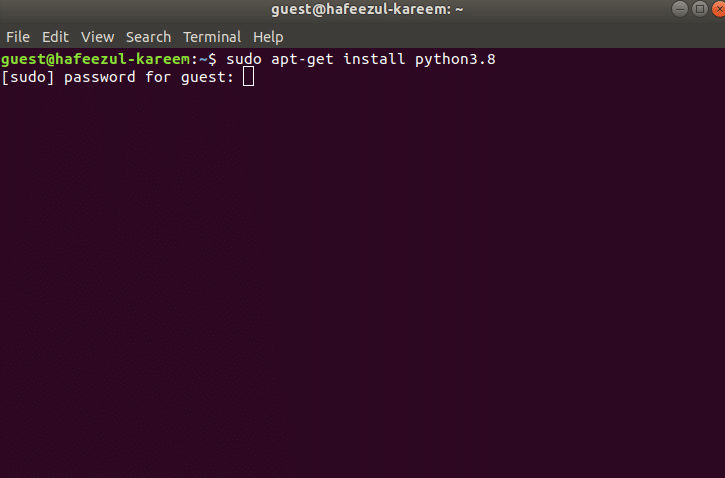 Python Install Command