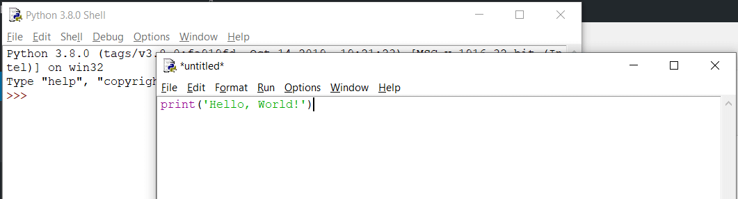 Script Mode Code