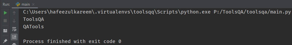 Output of code written to establish python string concatenation operator is not commutative