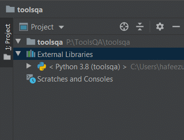 Python IDE PyCharm Project Structure