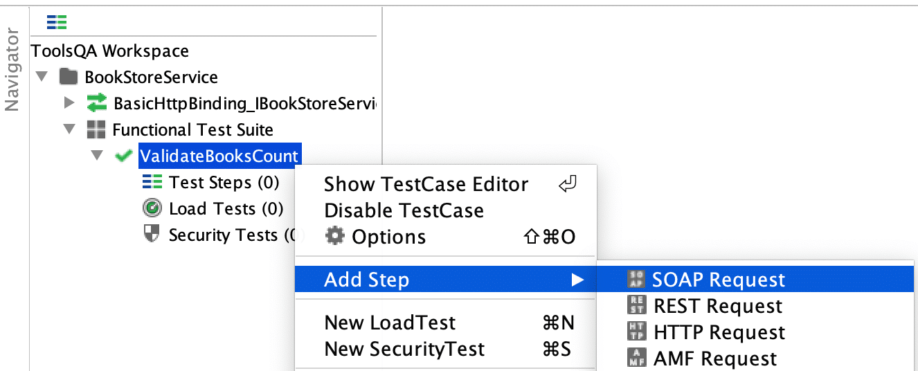 Add SOAP Request Test Step in SoapUI