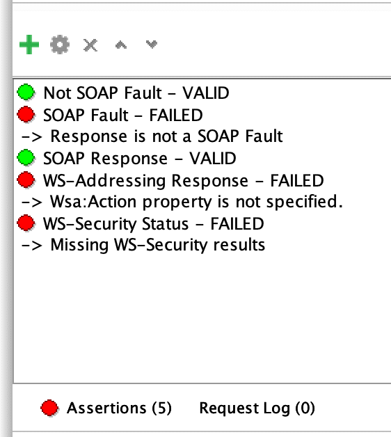 WS Security assertion validation in SoapUI