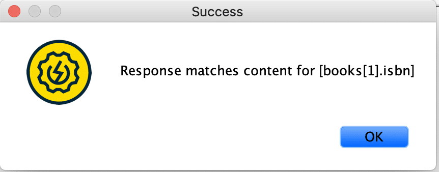 Success message for JSONPath RegEx Match assertion in SoapUI