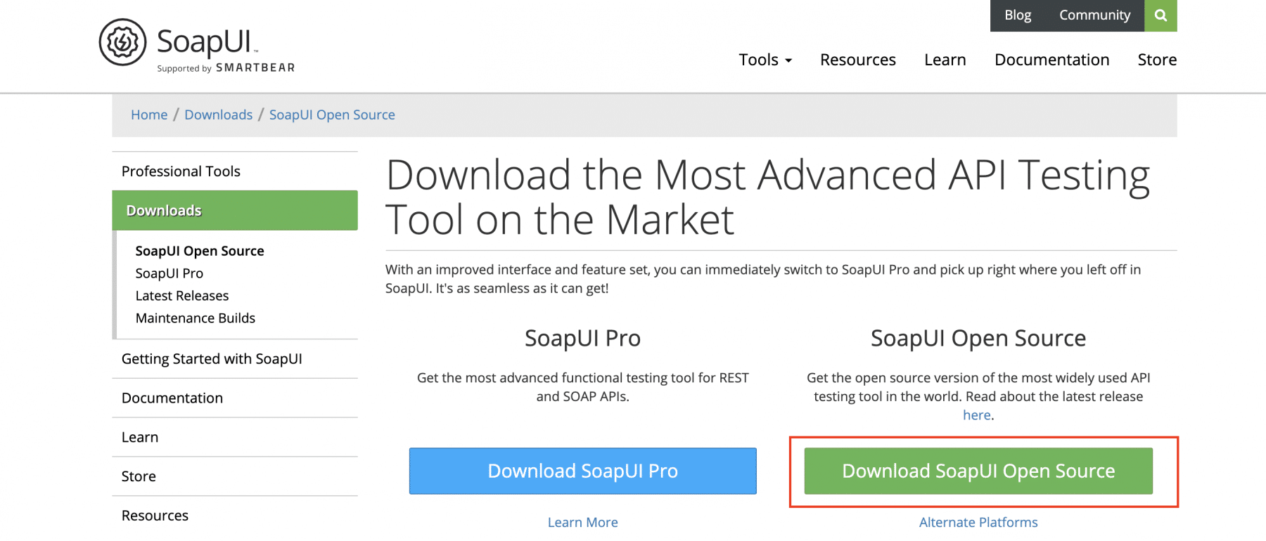 Download SoapUI Opensource