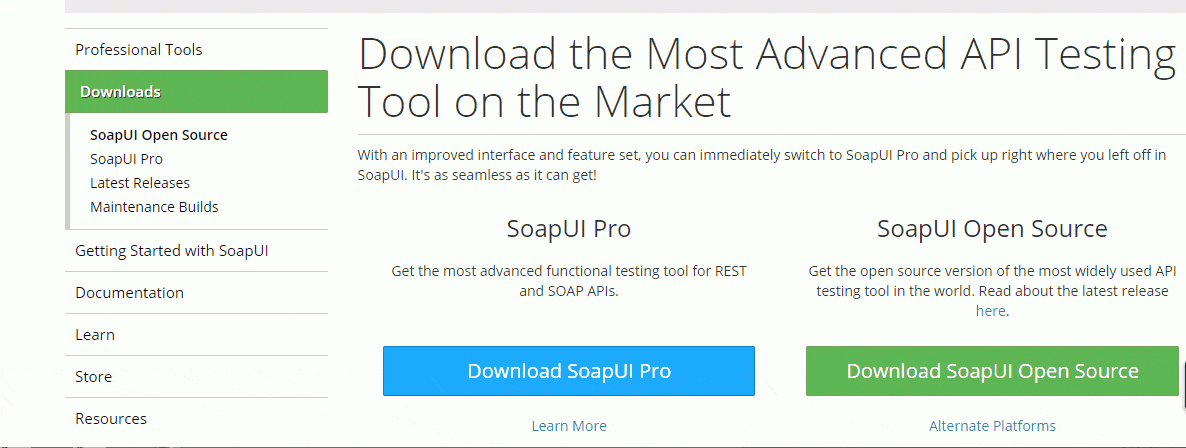 Download SoapUI on Windows