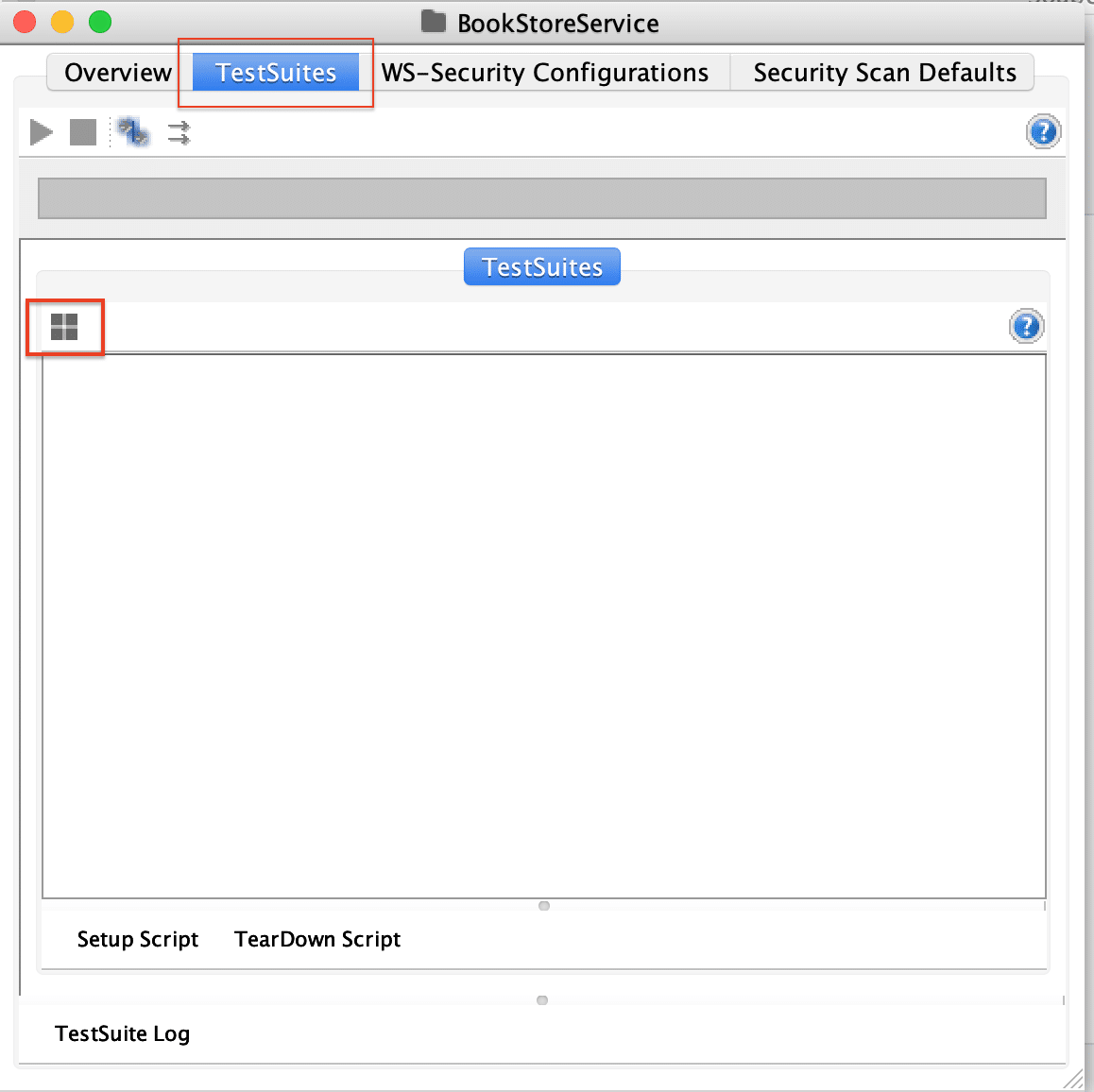 Create new TestSuite from Project View Dialog Box