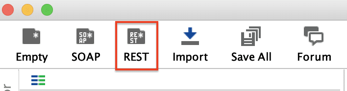 New Rest Project in SoapUI