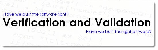 Difference between Verification and Validation