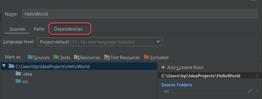 dependencies_intellij