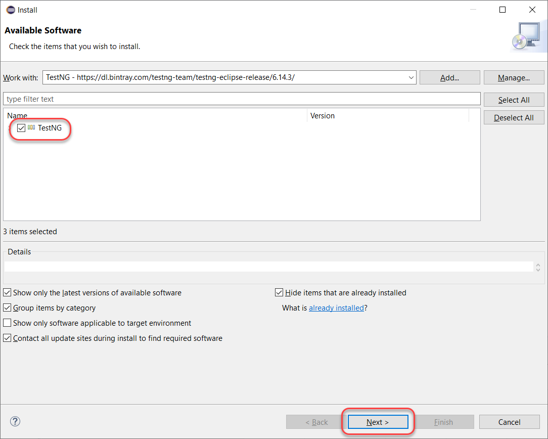 install testng in eclipse