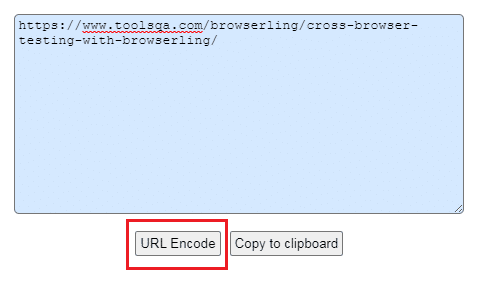 URL Encoder Input_1