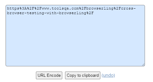 Browserling Tools URL Encoder Online_0