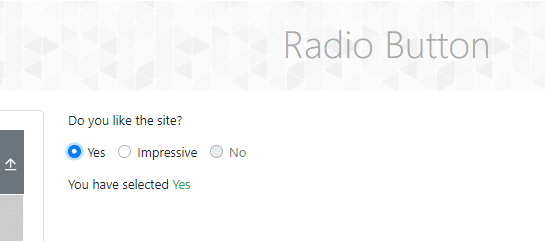 Selecting a radio button using CSS Selector