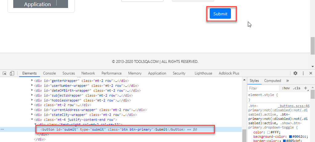 find an element in Selenium by className